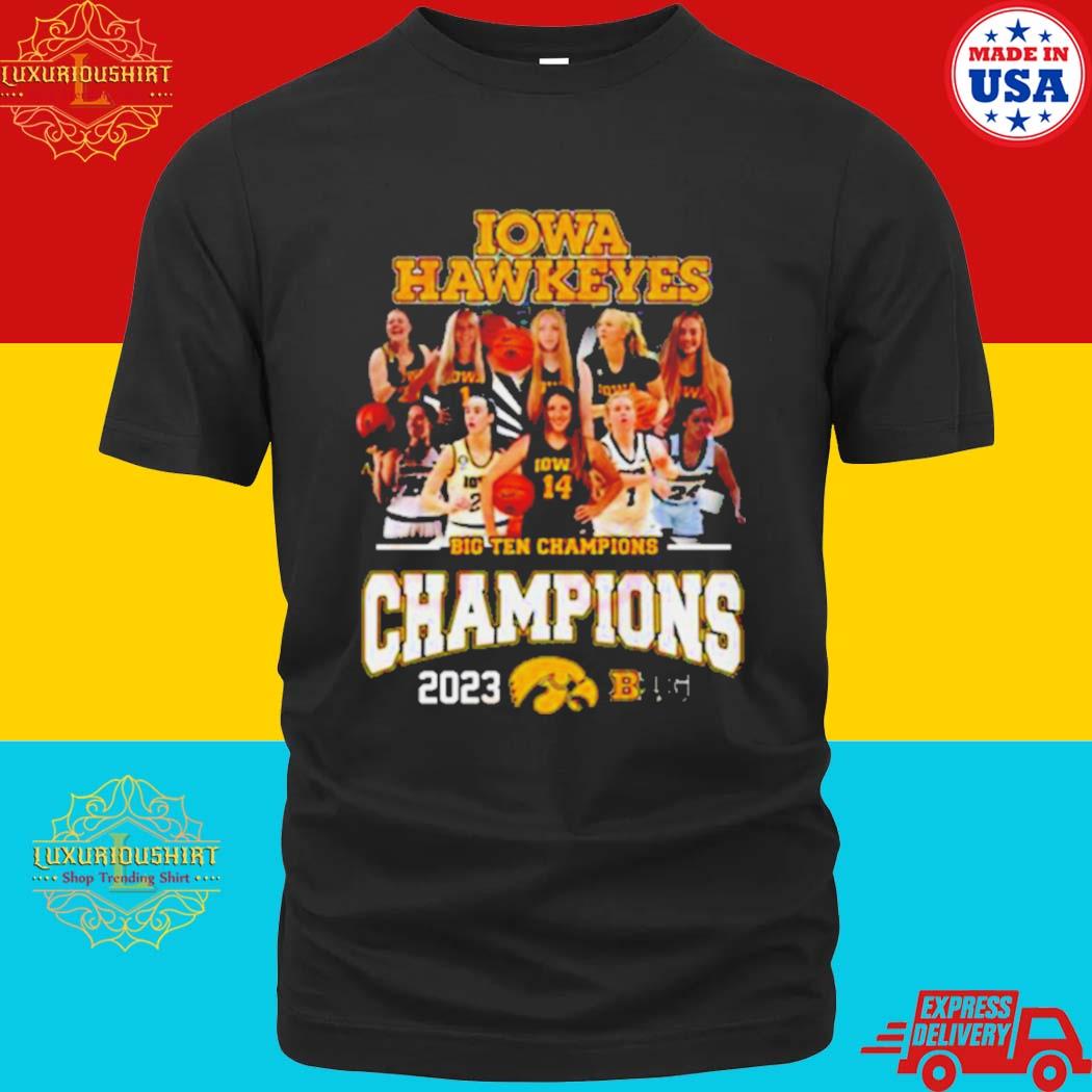 Official iowa Hawkeyes Bigten Champions 2023 T-shirt