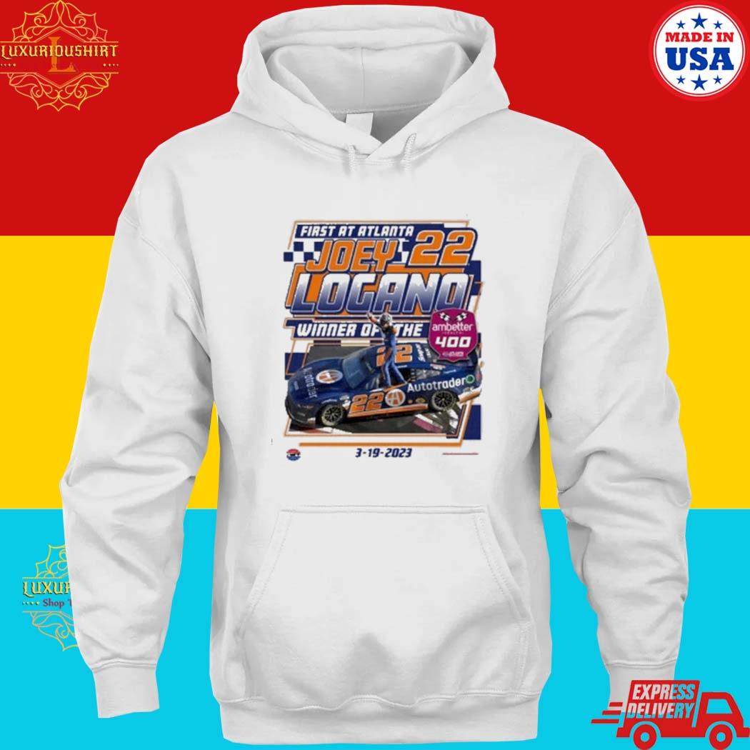 Official joey Logano Checkered Flag 2023 Ambetter Health 400 Winner Shirt hoodie