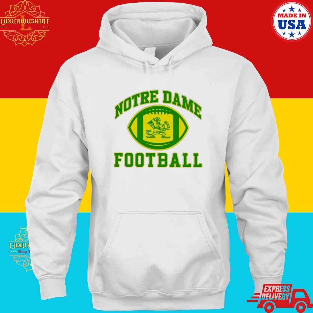 Official Marcus Freeman Wearing Notre Dame Football Shirt hoodie