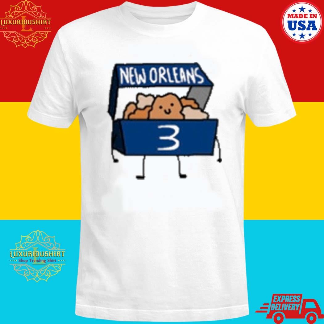 Official Nba Paint Merch Cj Mcnuggets New Orleans 3 Shirt