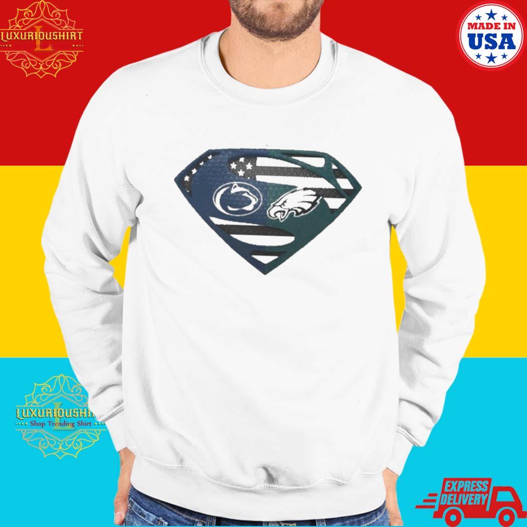 Superman Philadelphia Eagles American flag shirt, hoodie, sweater, long  sleeve and tank top