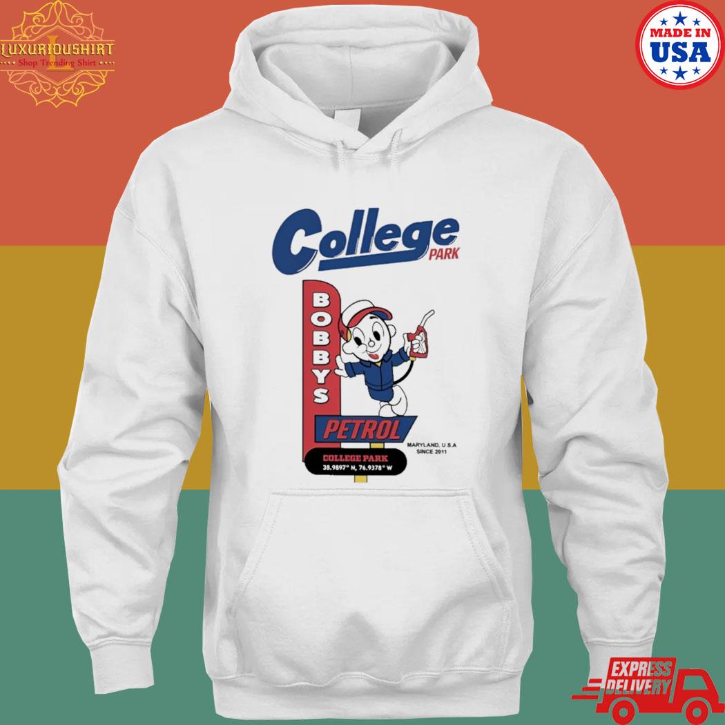 Official rap Adam Sandler College Park Bobbys Petrol Shirt