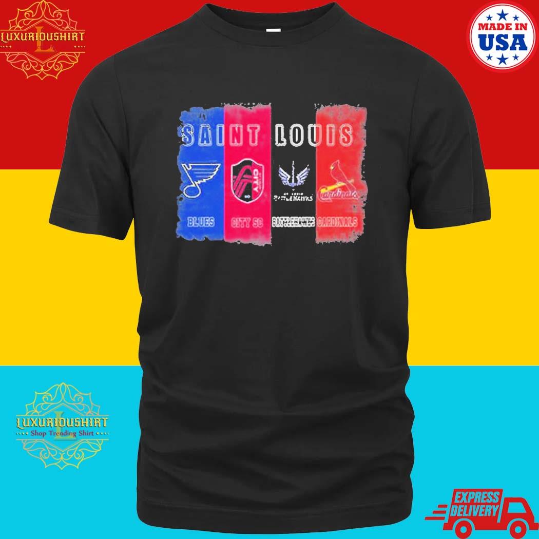 Saint Louis City SC Battlehawks Cardinals Blues shirt - Limotees