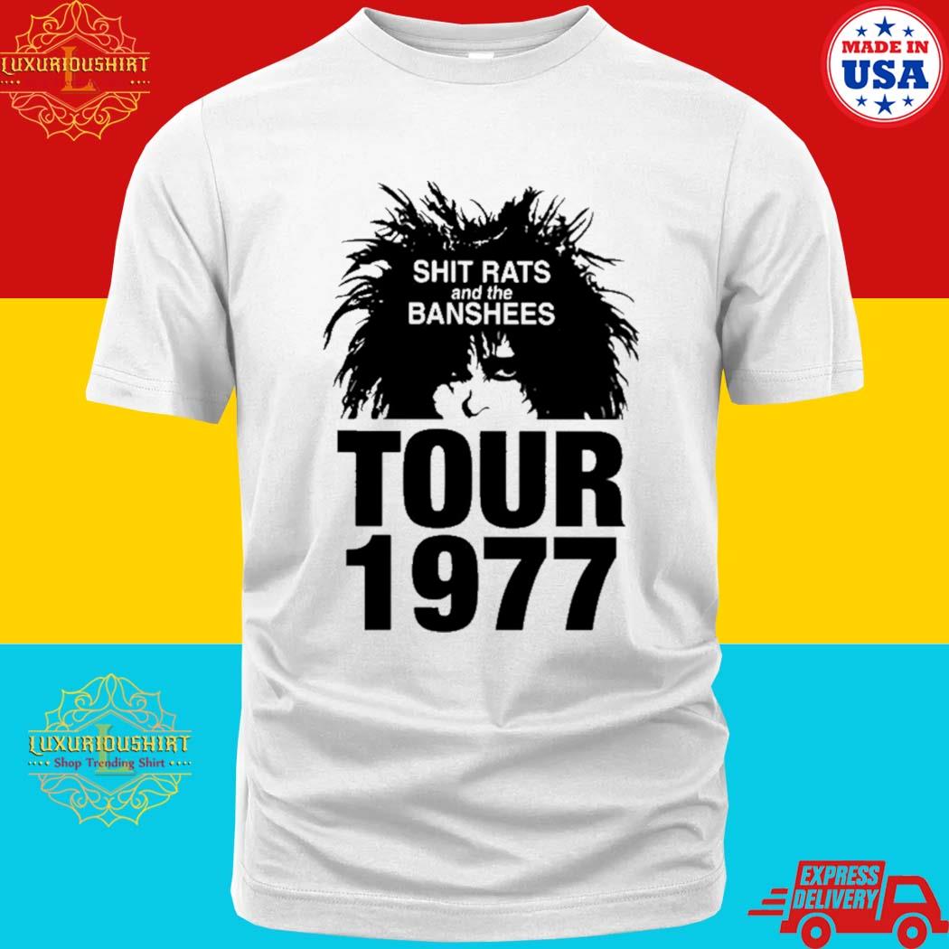 Official Shit Rats And The Banshees Tour 1977 Siouxsie Sioux Shirt