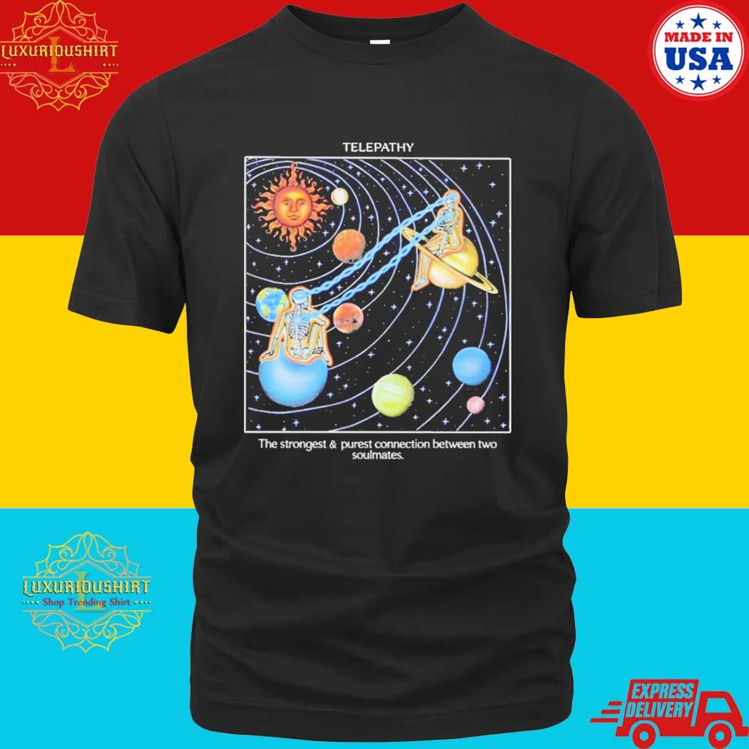 Official Telepathy The Strongest And Purest Connection Between Two Soulmates Shirt