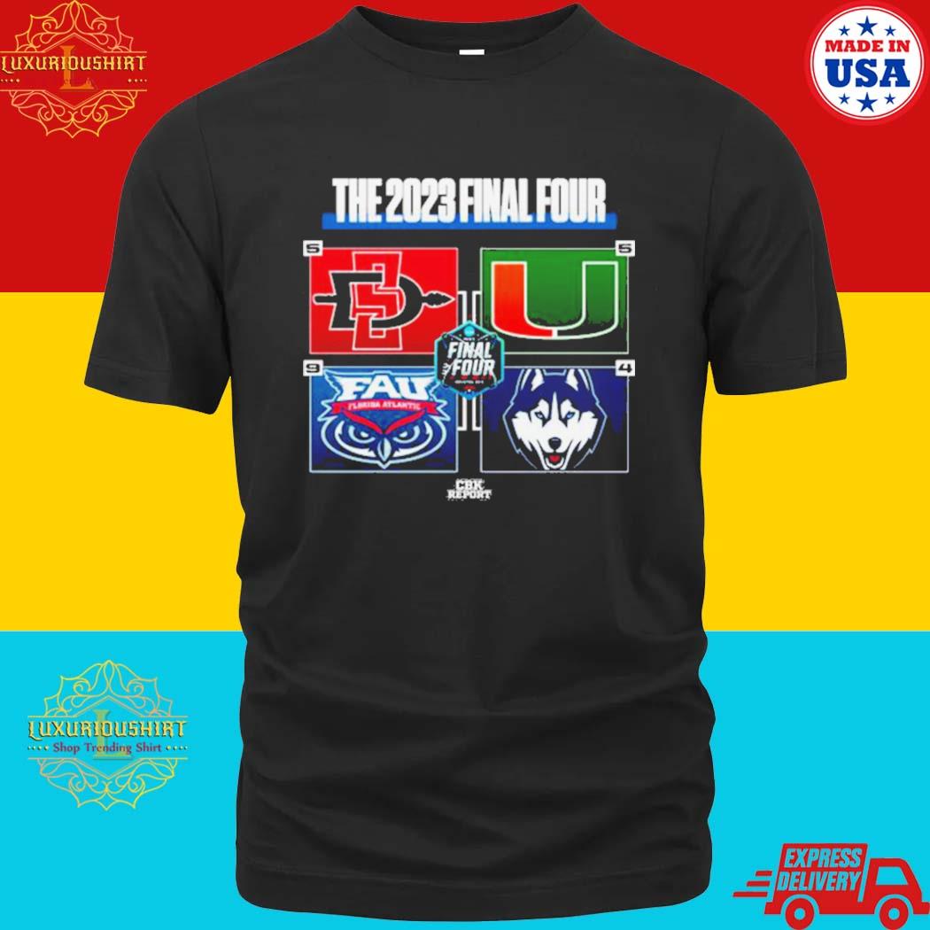 Official The 2023 Final Four 4 Teams Group Logo Shirt