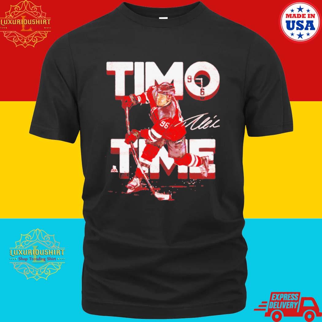 timo Meier New Jersey Timo Time Signature Shirt – AETEMITEE
