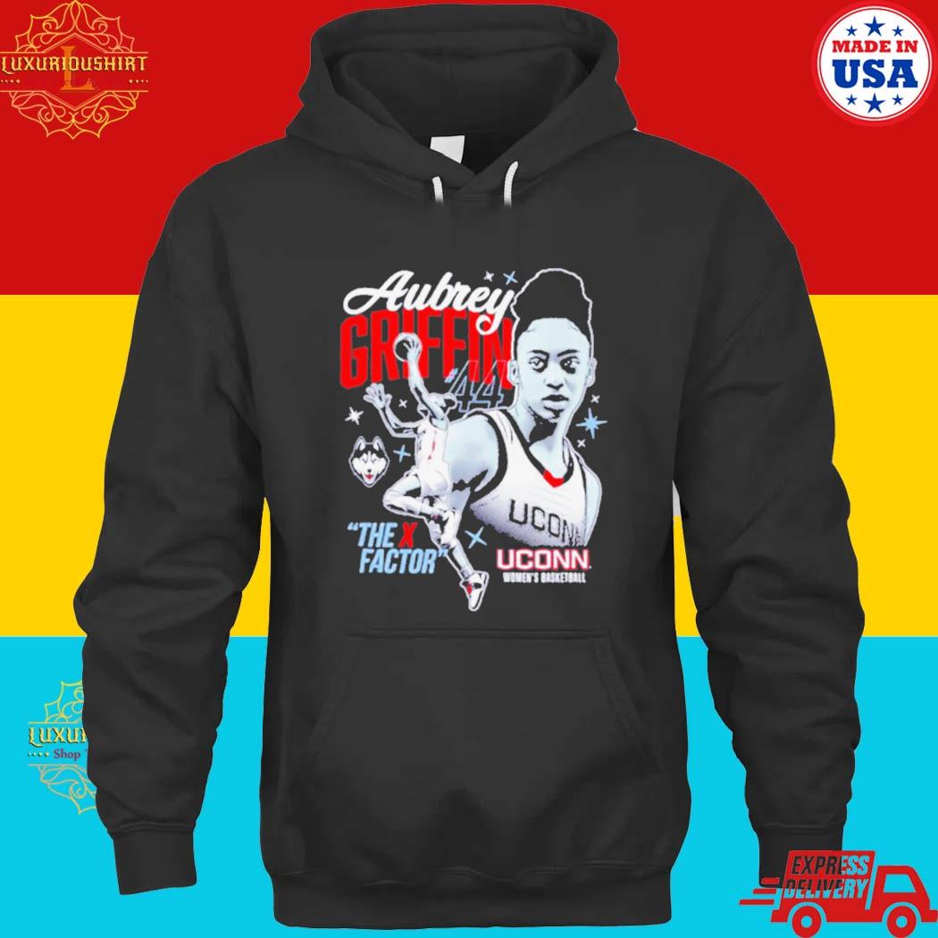 Official uconn Huskies Women’s Basketball Aubrey Griffin The X Factor Shirt hoodie