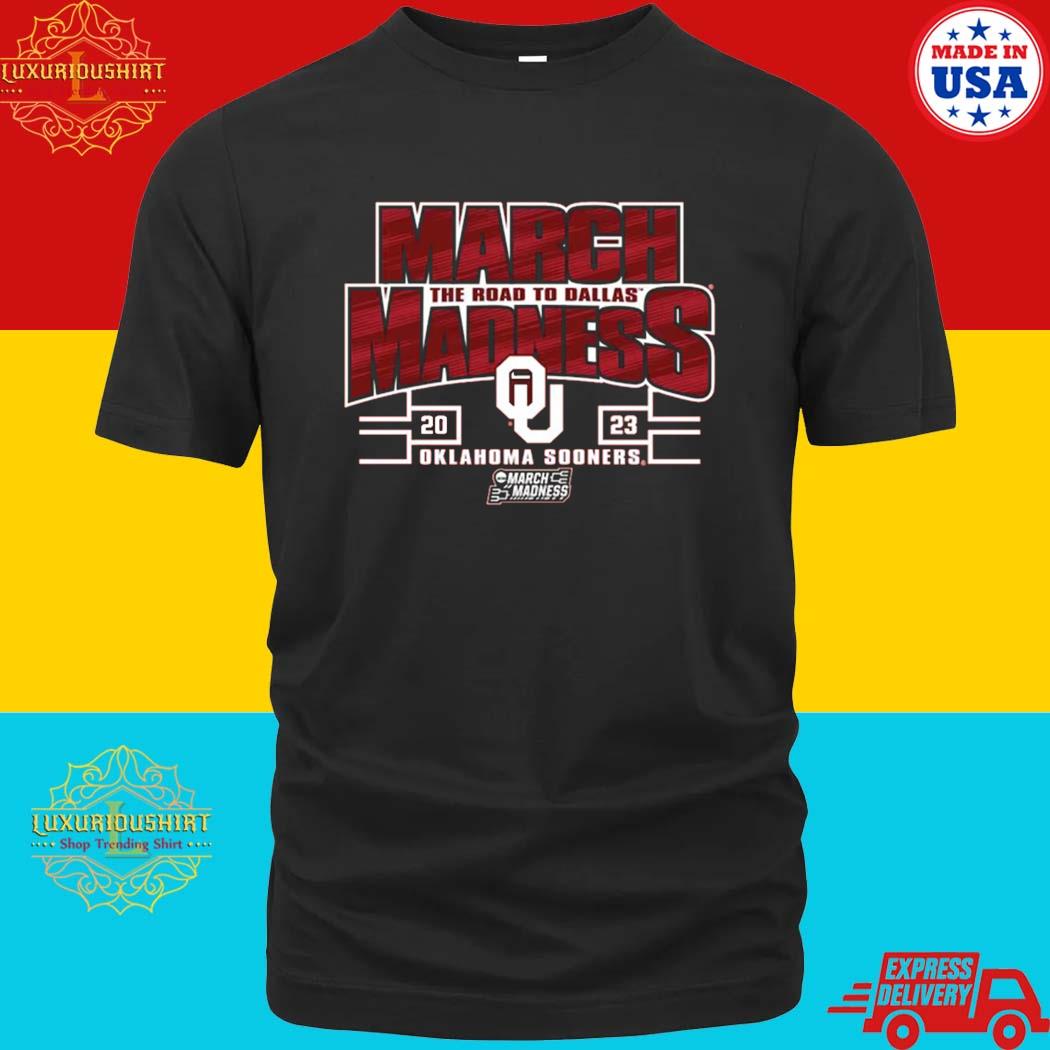 Oklahoma Sooners2023 NCAA Basketball The Road To Dallas March Madness Shirt