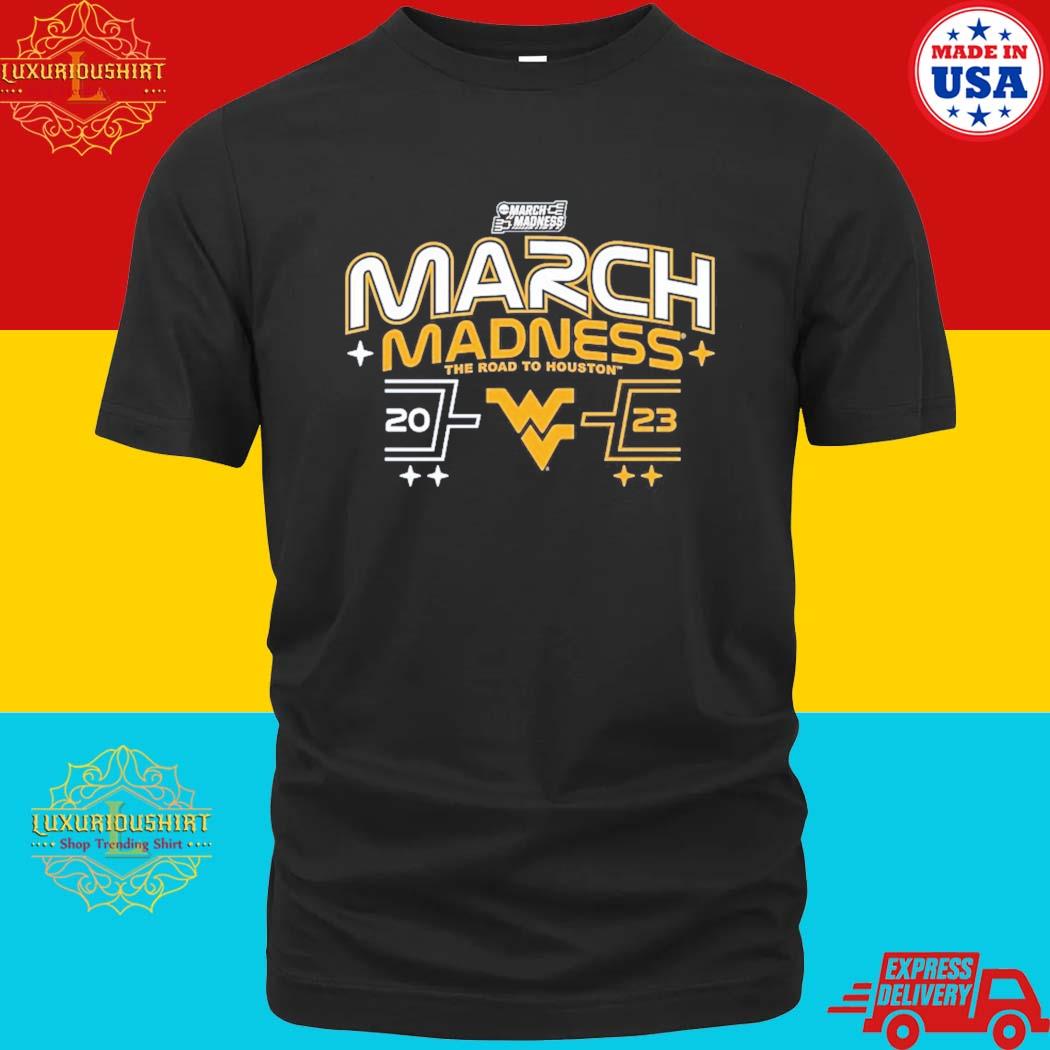 West Virginia Mountaineers 2023 NCAA Basketball The Road To Dallas March Madness Shirt