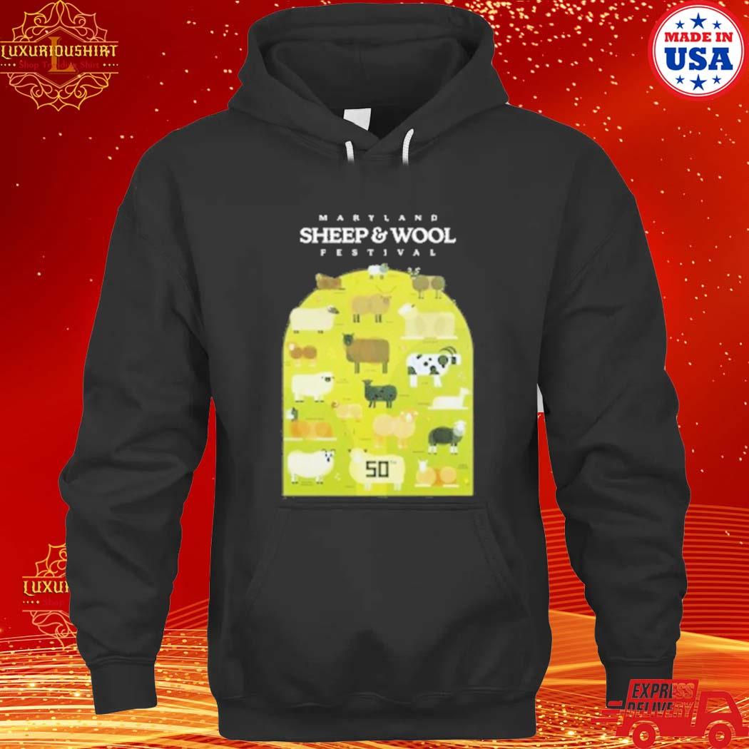 Official 2023 Maryland Sheep And Wool Festival Shirt hoodie