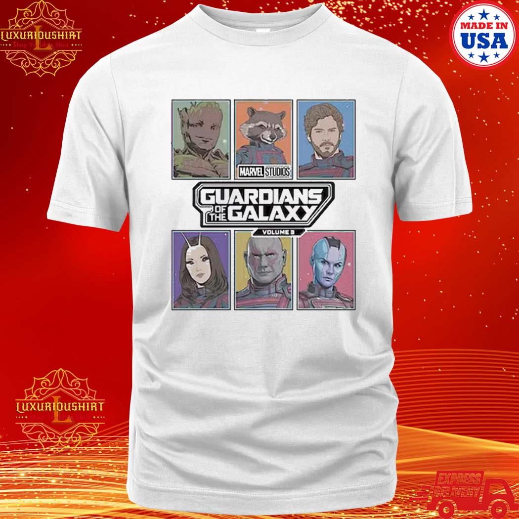 Character Boxes Guardians Of The Galaxy Volume 3 T-shirt