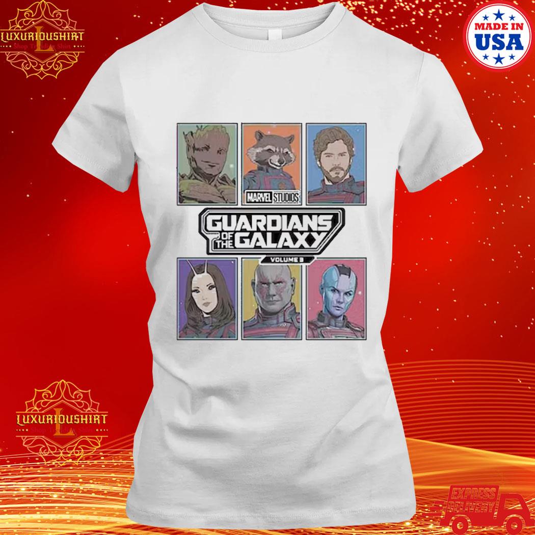 Character Boxes Guardians Of The Galaxy Volume 3 T-shirt