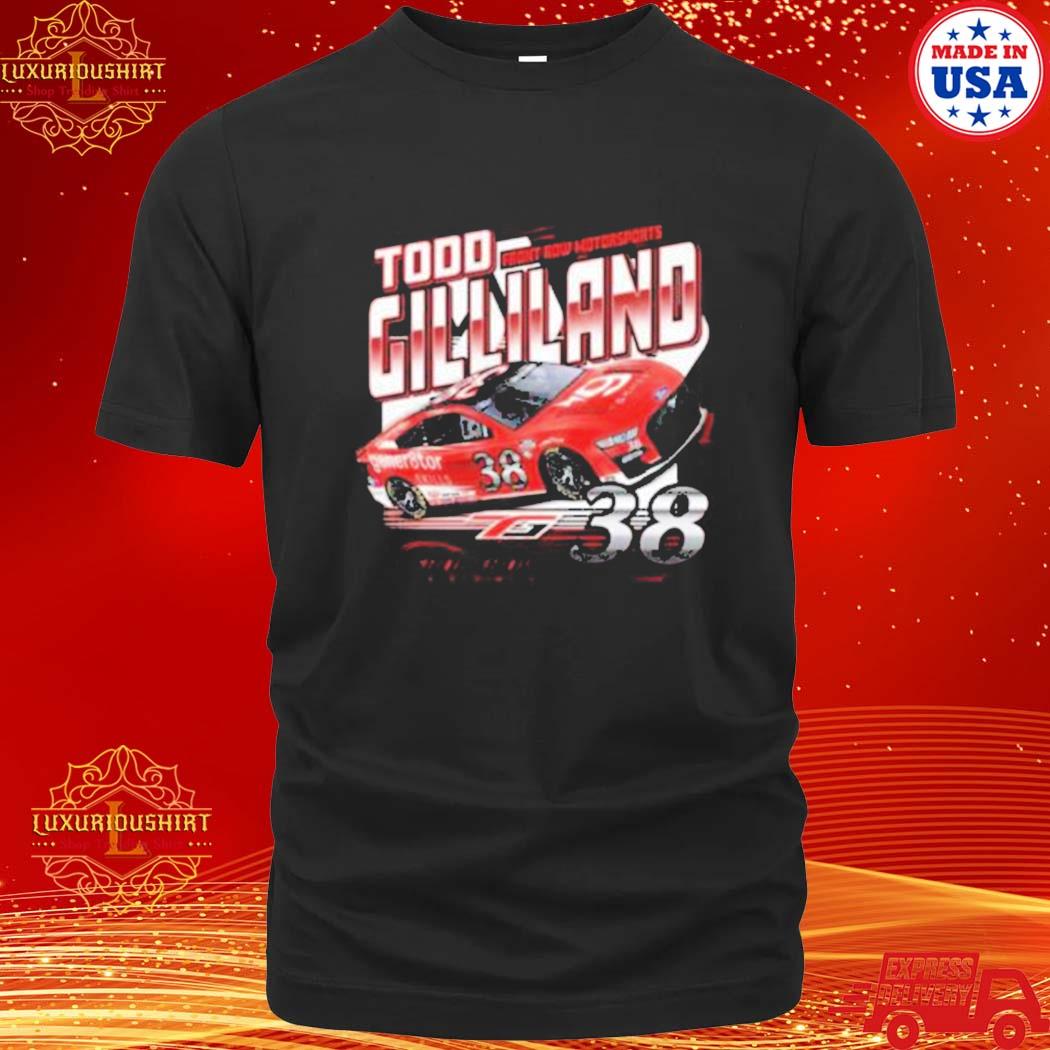 Official Front Row Motorsports Gener8tor Skills 38 Todd Gilliland 2023 Shirt