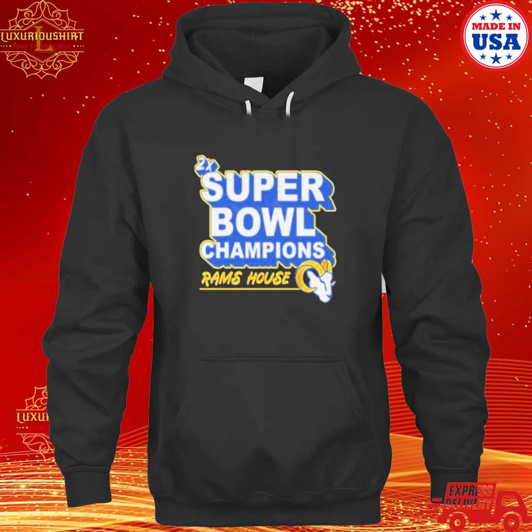 Official Los Angeles Rams 2X Super Bowl Champions 2023 Shirt hoodie