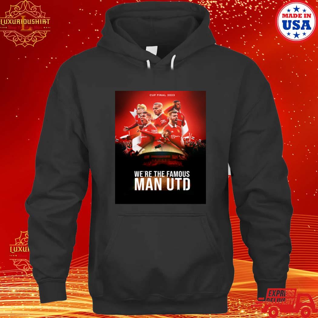 Official Manchester United FA Cup Road To Final Mens Montage Shirt hoodie