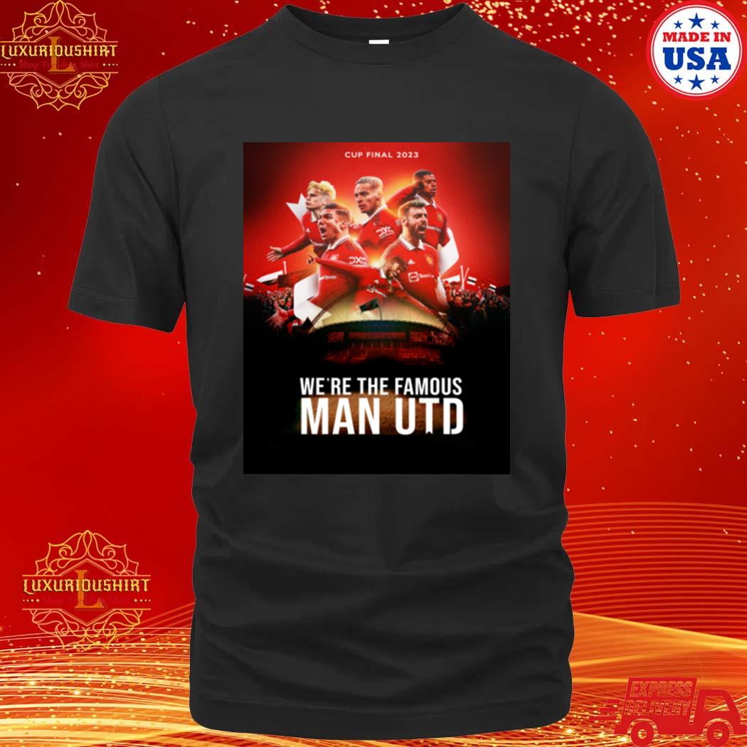 Official Manchester United FA Cup Road To Final Mens Montage Shirt