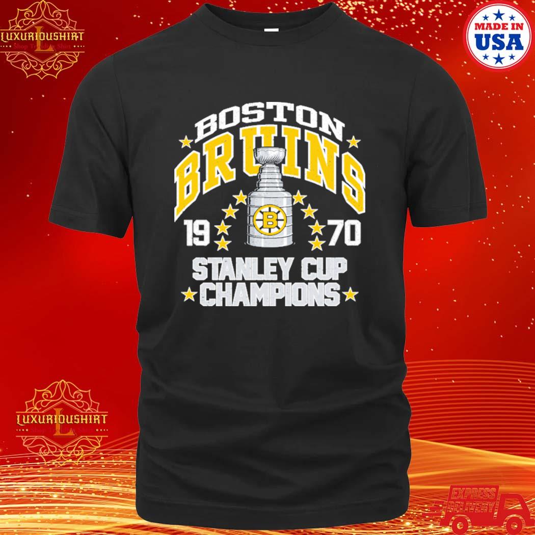 Official Mitchell And Ness Boston Bruins Cup Chase Shirt