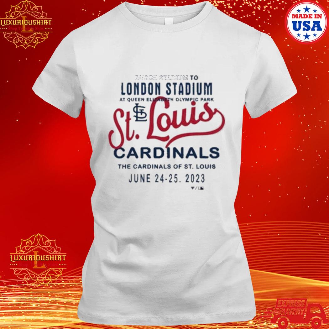 St. Louis Cardinals Iconic Busch Stadium To London At Queen Elizabeth  Olympic Part T-shirt, hoodie, sweater, long sleeve and tank top