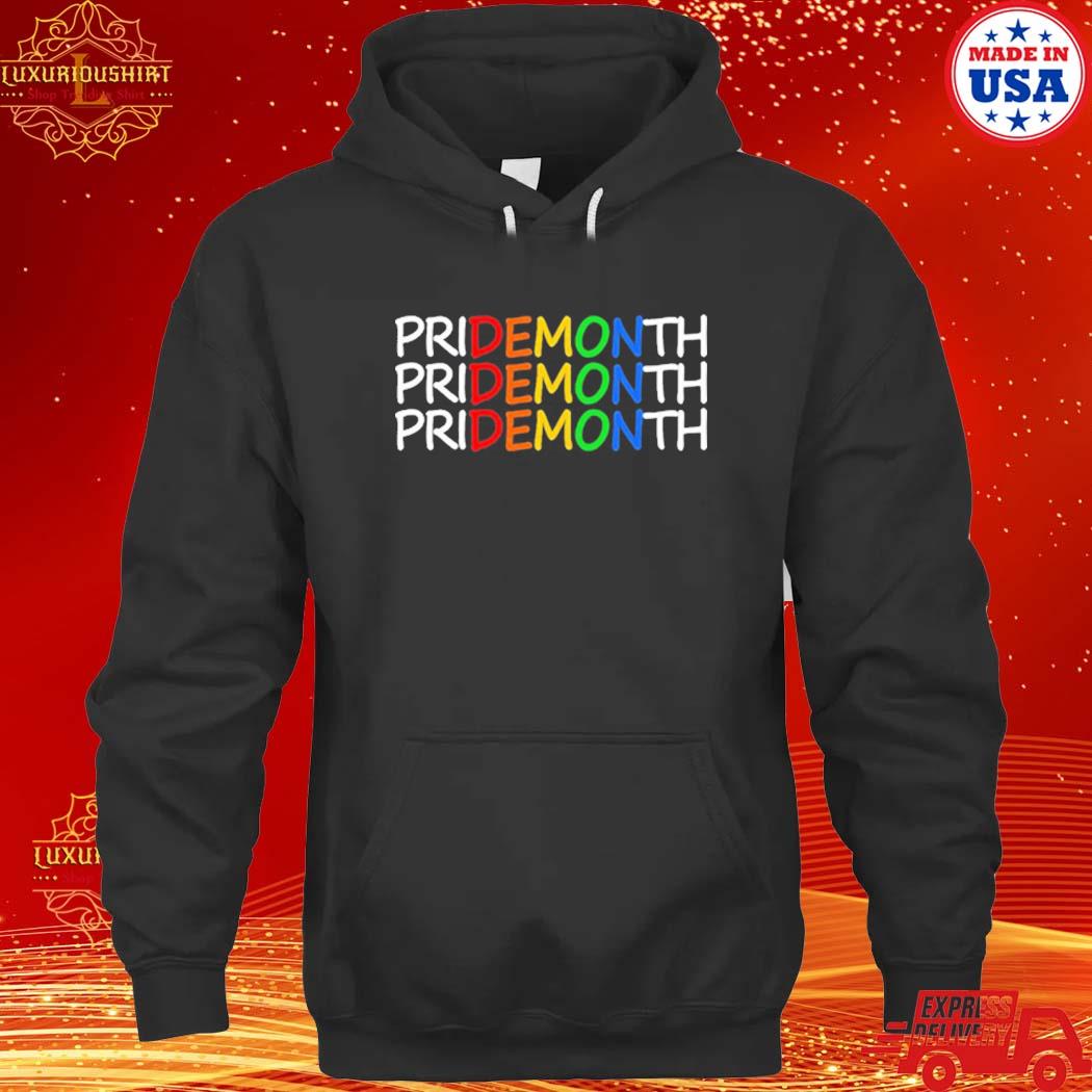 Official Burgy Pride Month Demon Shirt hoodie