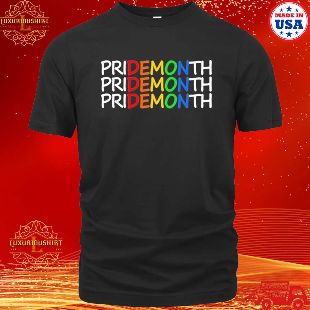Official Burgy Pride Month Demon Shirt