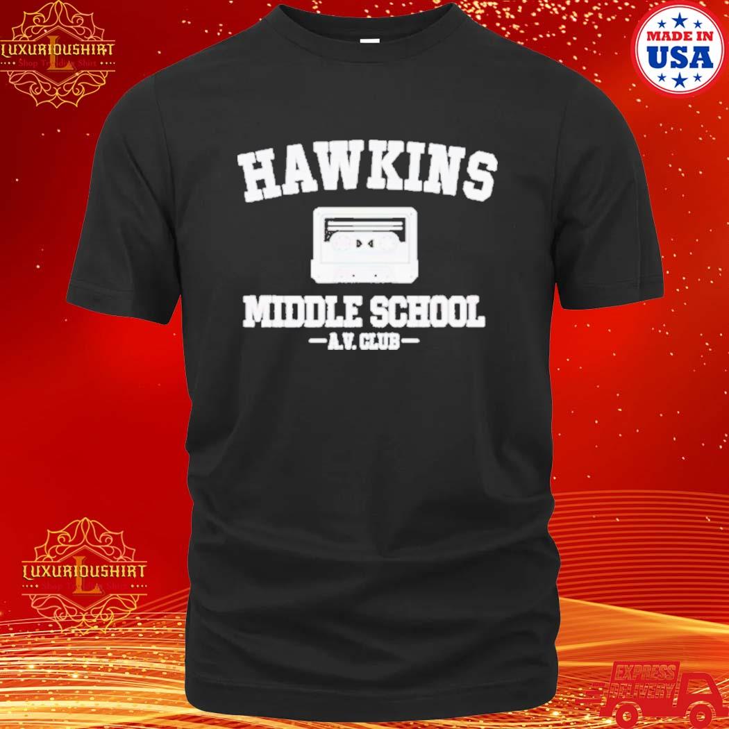 Official Hawkins Middle School Av Club Shirt