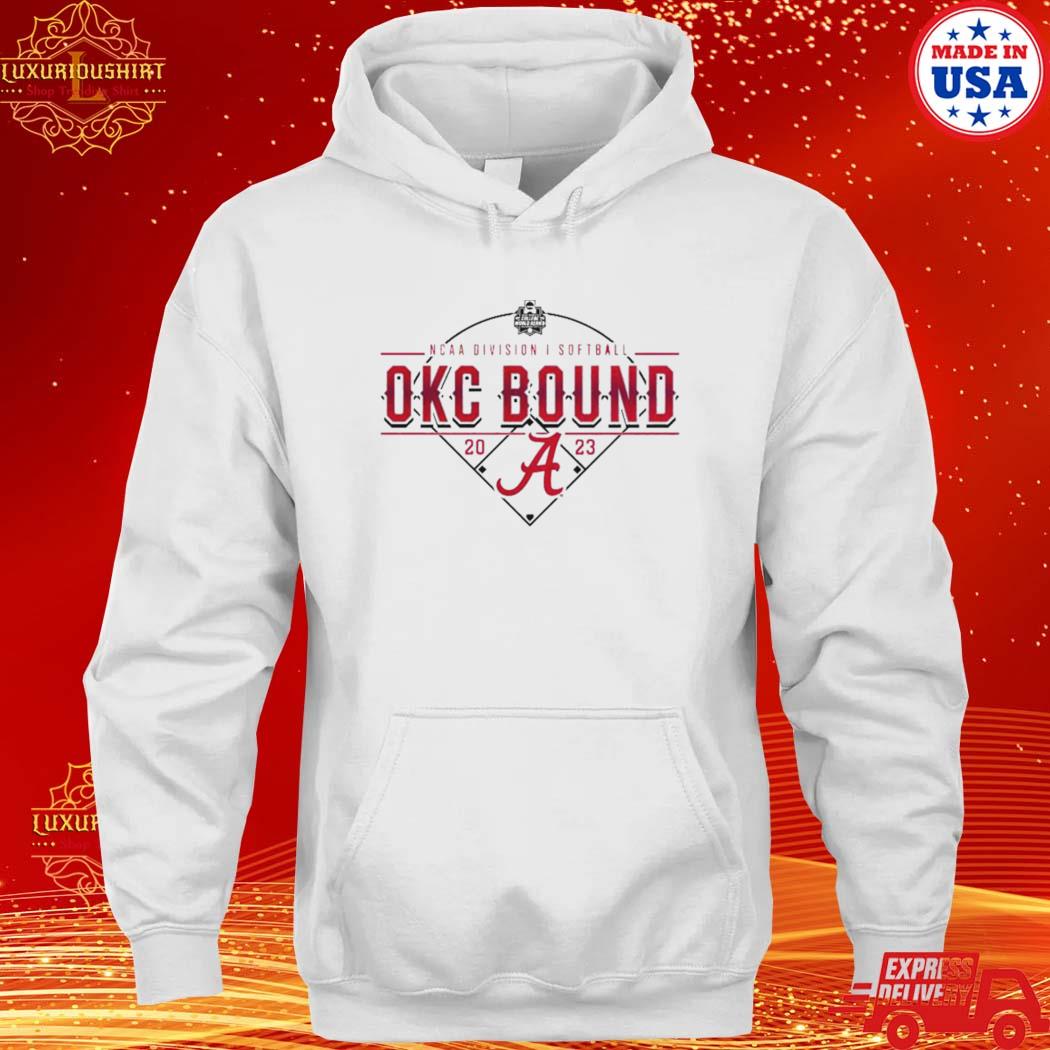 Official oKC Boun 2023 NCAA Division Softball Alabama Crimson Tide s hoodie