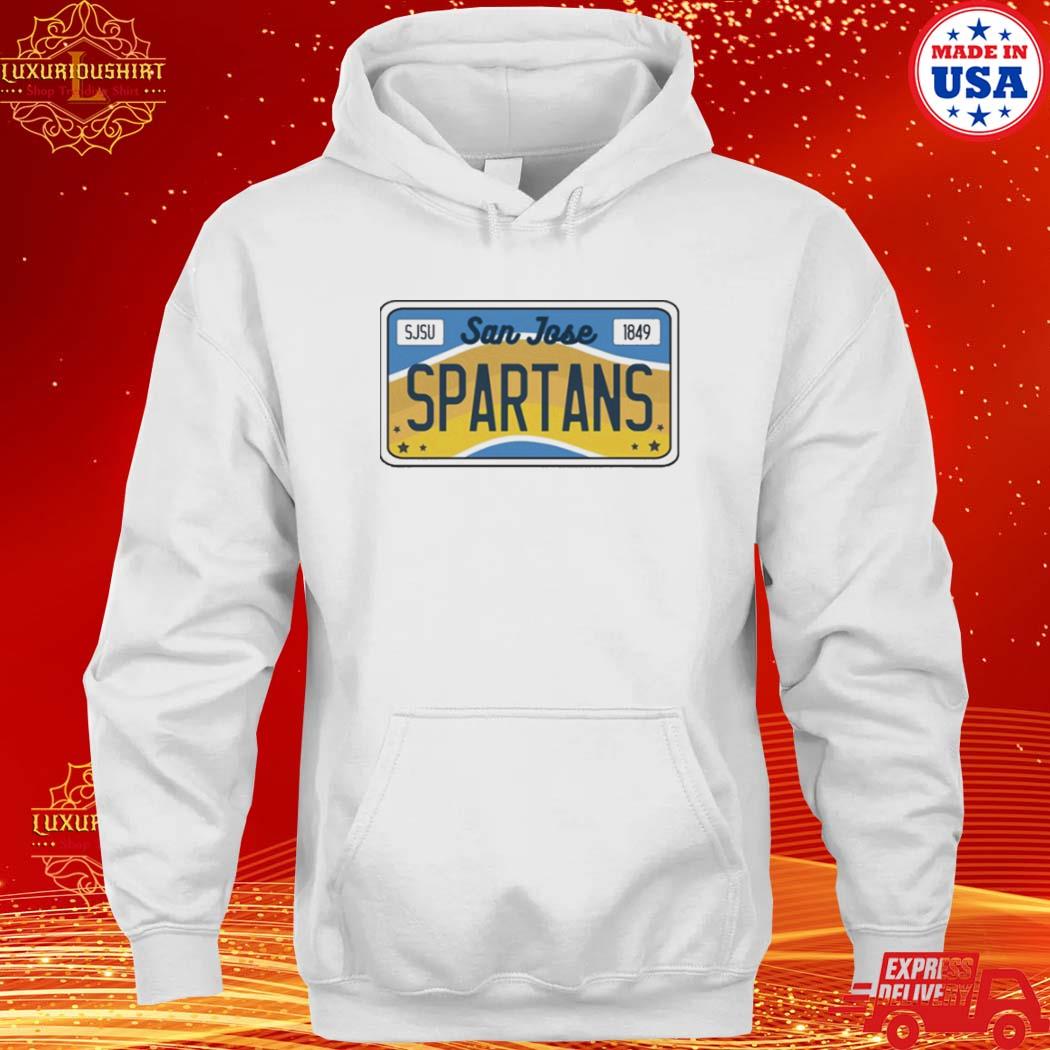 Official sjsu License Plate San Jose State s hoodie