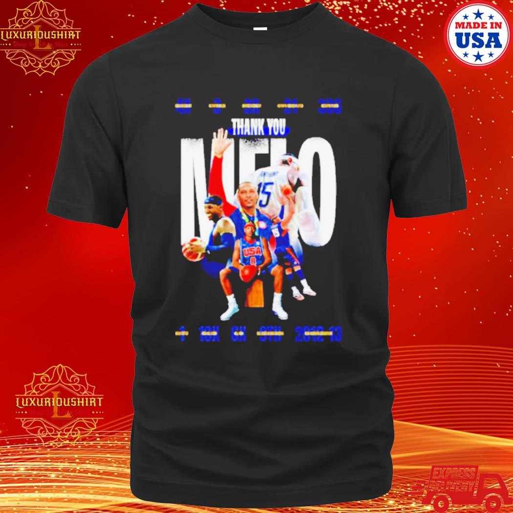 Official thank You Melo Anthony shirt