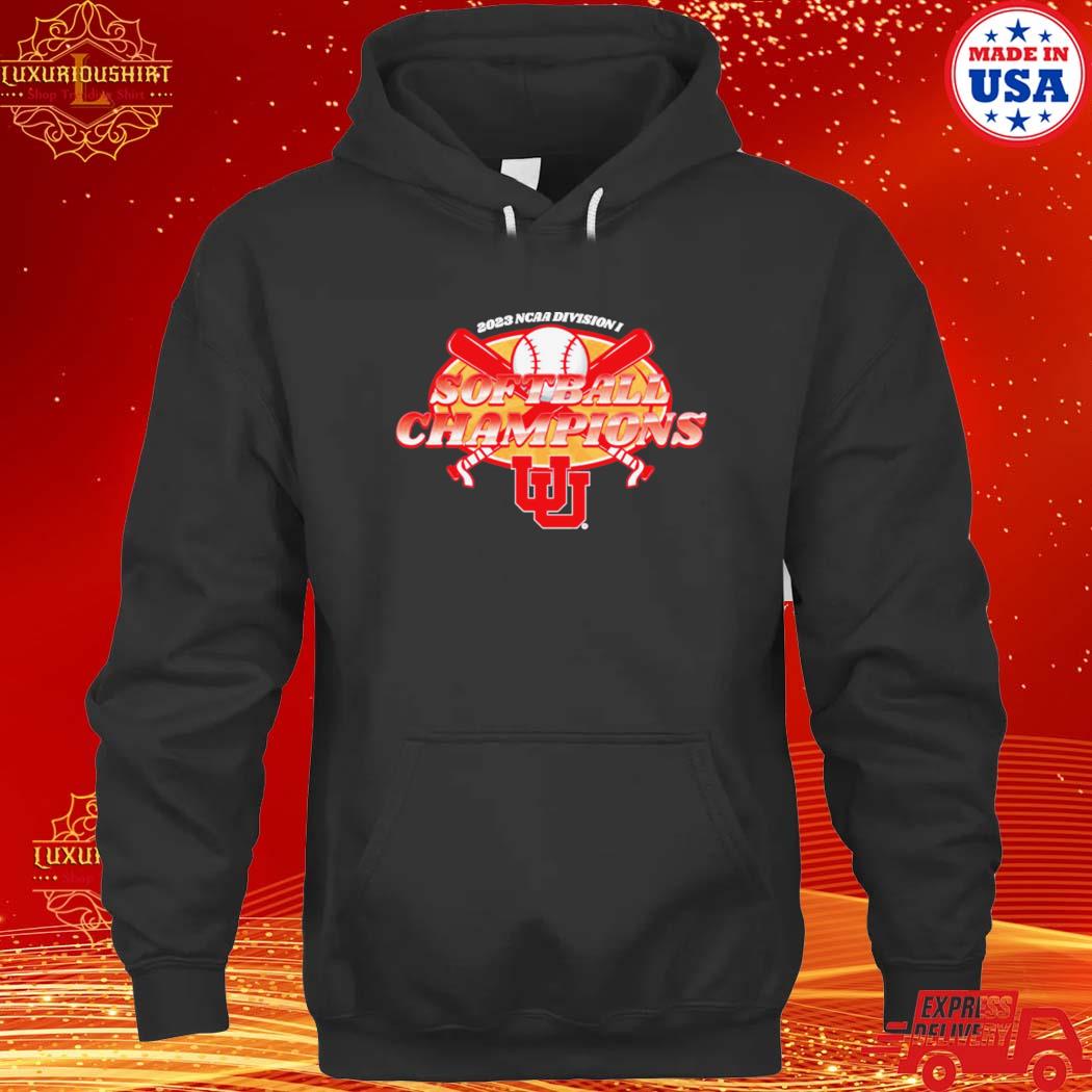 Official utah Utes 2023 NCAA Division I Softball Champions s hoodie