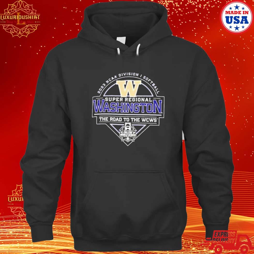 Official washington Huskies 2023 NCAA Division I Softball Super Regional Washington Shirt hoodie