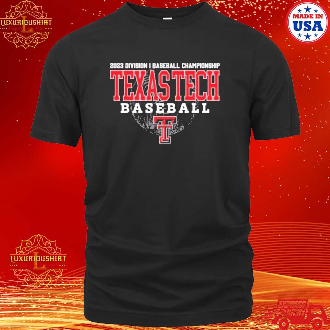 Official 2023 Division I Championship Texas Tech Baseball Shirt