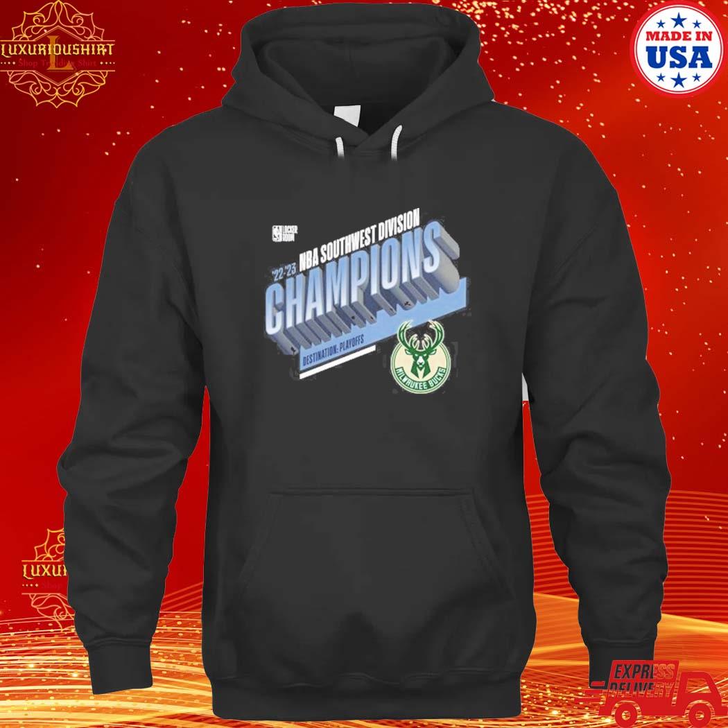 Official Milwaukee Bucks 2023 Nba Southwest Division Champions Destination Playoffs Shirt hoodie