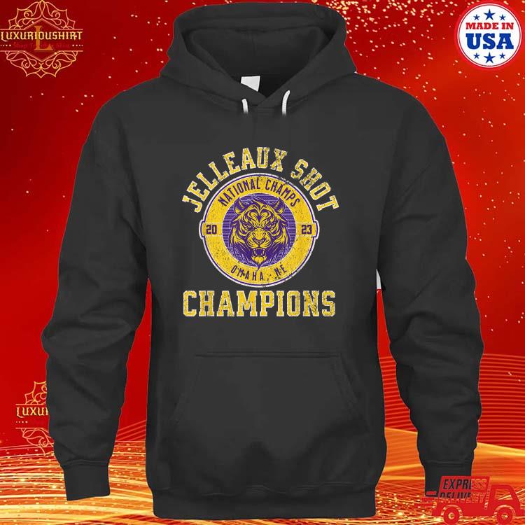 Official National champs 2023 Jelleaux Shot T-Shirt hoodie