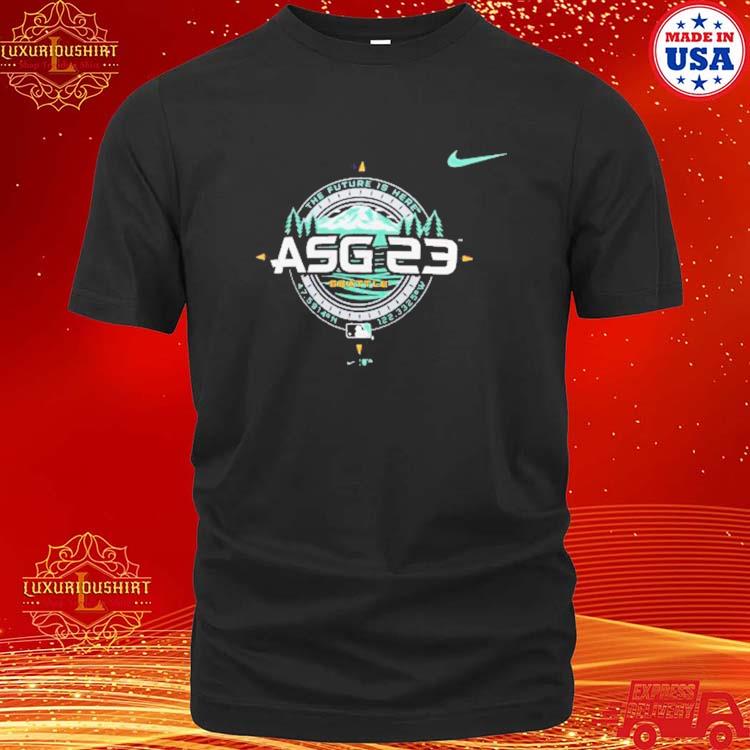 Official Nike 2023 Mlb All-star Game Tri-blend Shirt