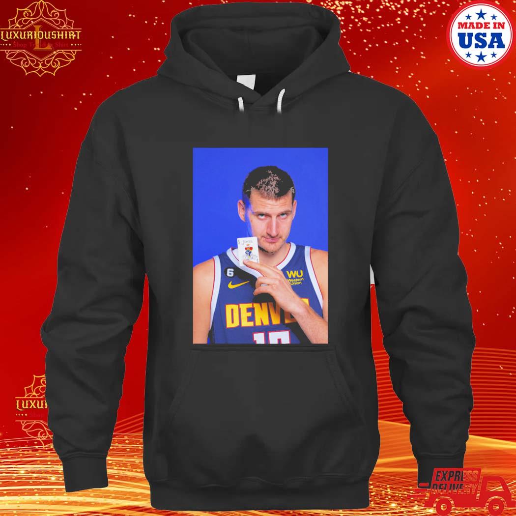 Official nikola Jokic Denver Nuggets 41 Points 11 Rebounds 4 Assists 57% FG In The NBA Final T-Shirt hoodie