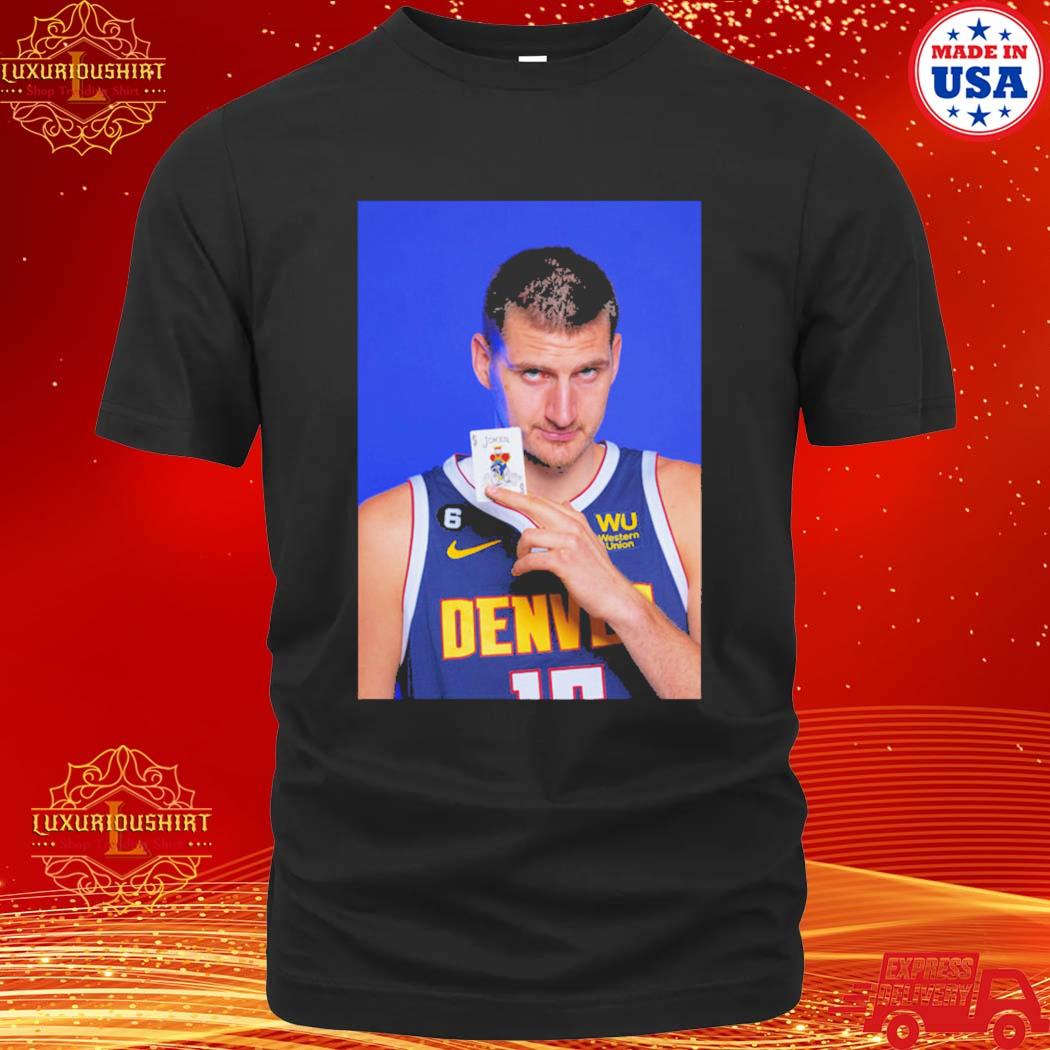 Official nikola Jokic Denver Nuggets 41 Points 11 Rebounds 4 Assists 57% FG In The NBA Final T-Shirt