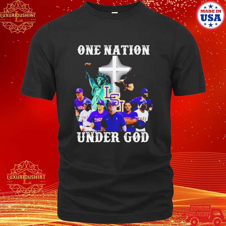 Official one Nation Under God LSU Tigers 2023 Shirt