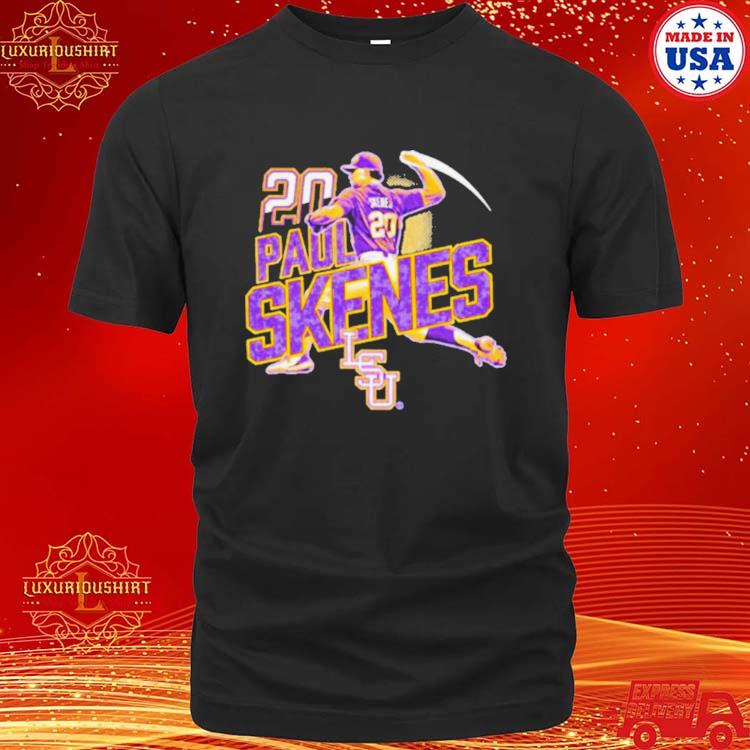 Official paul Skenes 20 LSU Tigers shirt