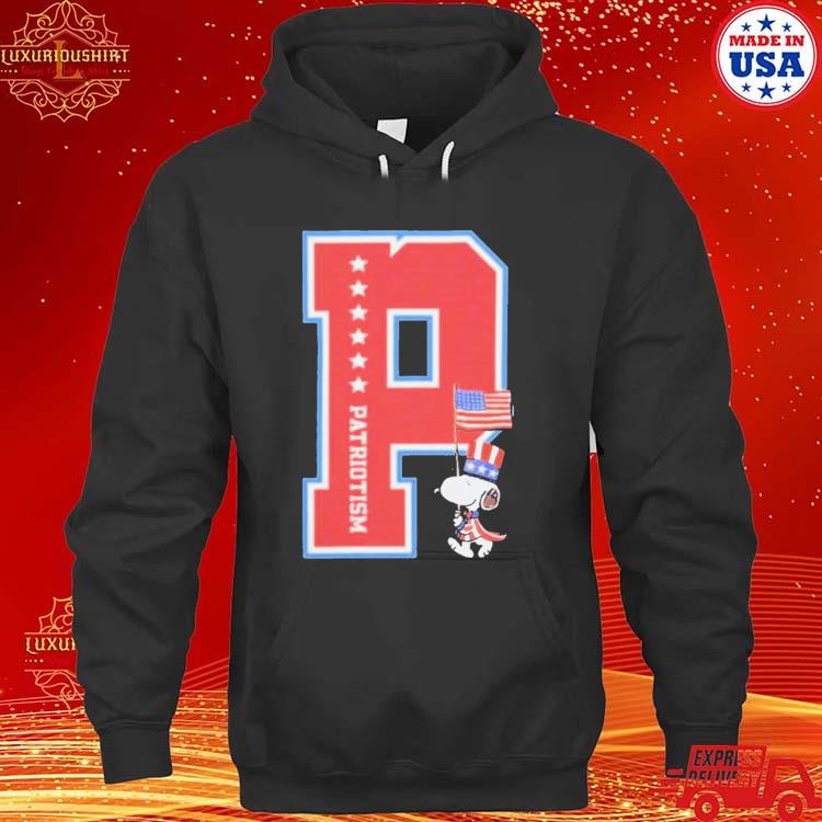 Official peanuts Snoopy Patriotism 2023 s hoodie