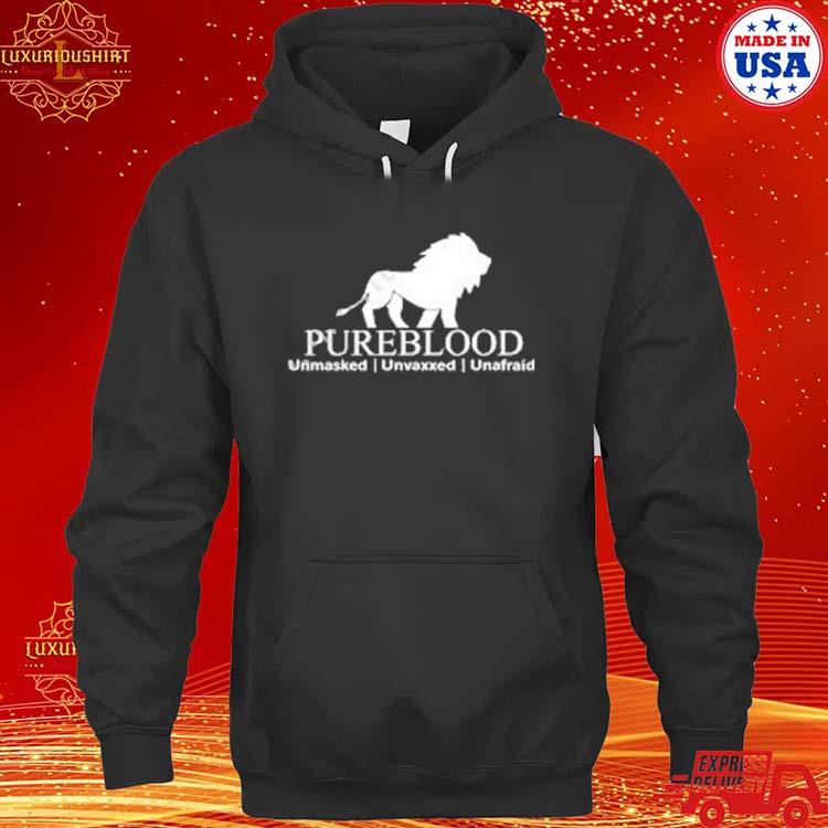Official Pierre Poilievre Pureblood Unmasked Unvaxxed Unafraid Shirt hoodie