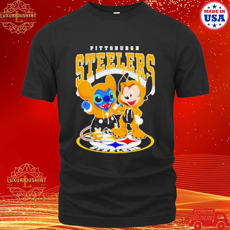 Official pittsburgh Steelers Baseball Stitch And Mickey Shirt