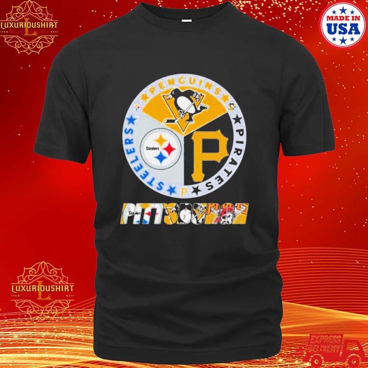 Official pittsburgh Steelers Penguins Pirates City Champions 2023 Shirt