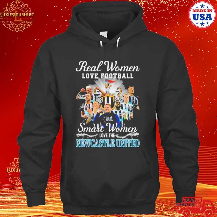 Official real Women Love Football Smart Women Love The NewCastle United Signatures 2023 Shirt hoodie