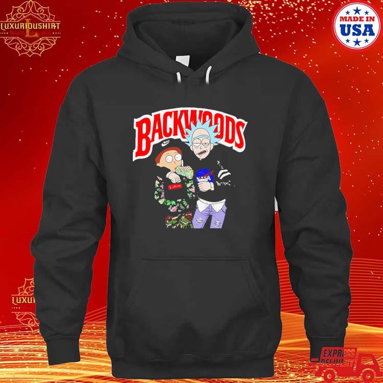 Official rick and Morty backwoods s hoodie