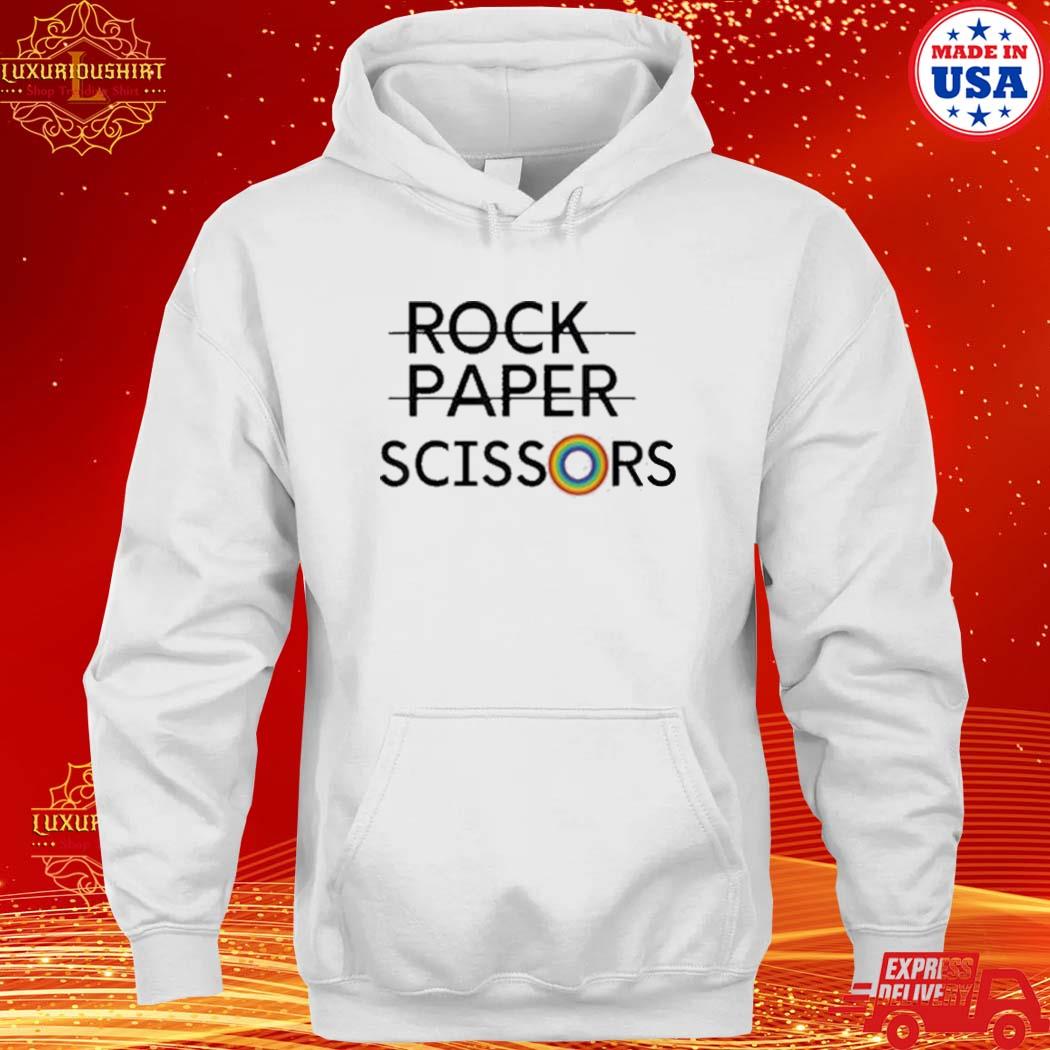 Official Rock Paper Scissors Lgbt Shirt hoodie