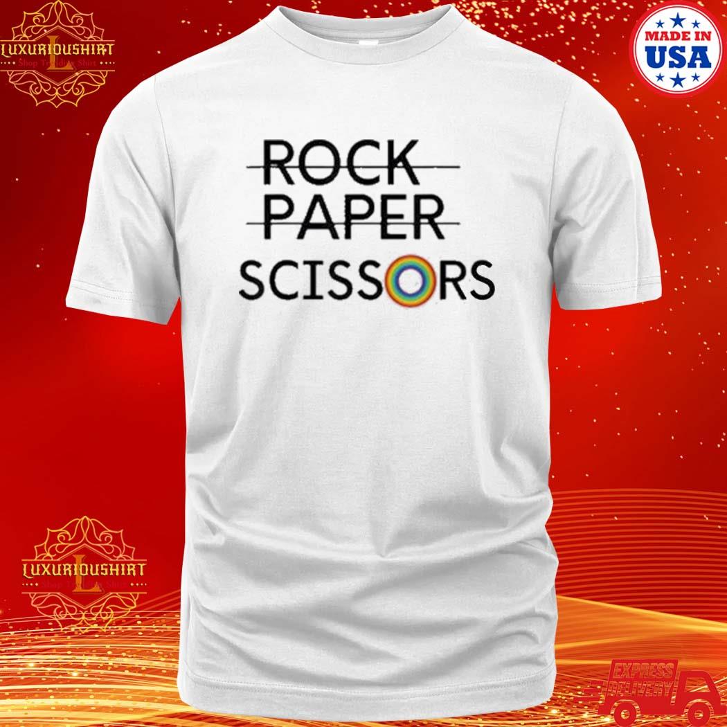 Official Rock Paper Scissors Lgbt Shirt