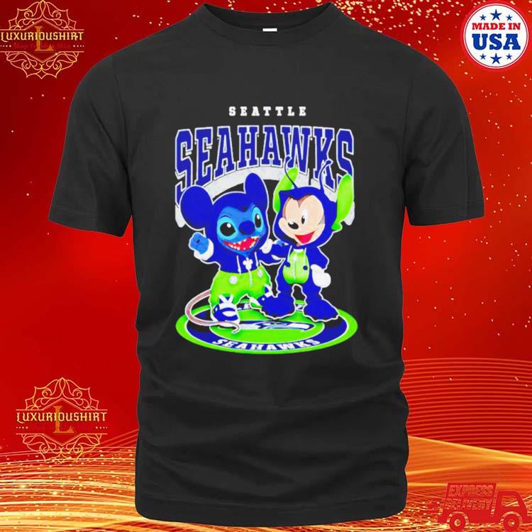 Official seattle Seahawks Baseball Stitch And Mickey Shirt