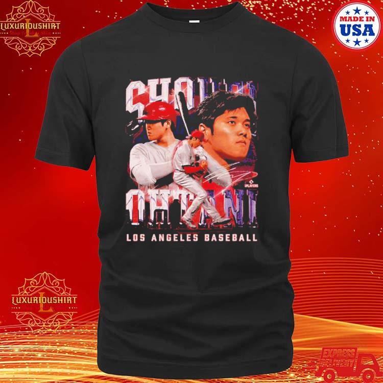 Official shohei Ohtani Los Angeles Angels Baseball signature shirt