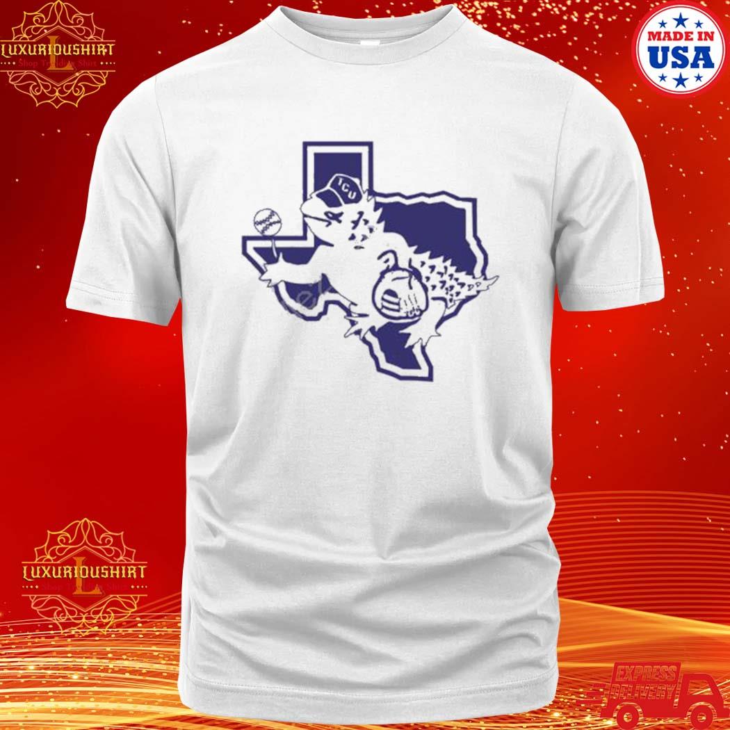 Official Sickos Committee Texas-shaped Tcu Shirt